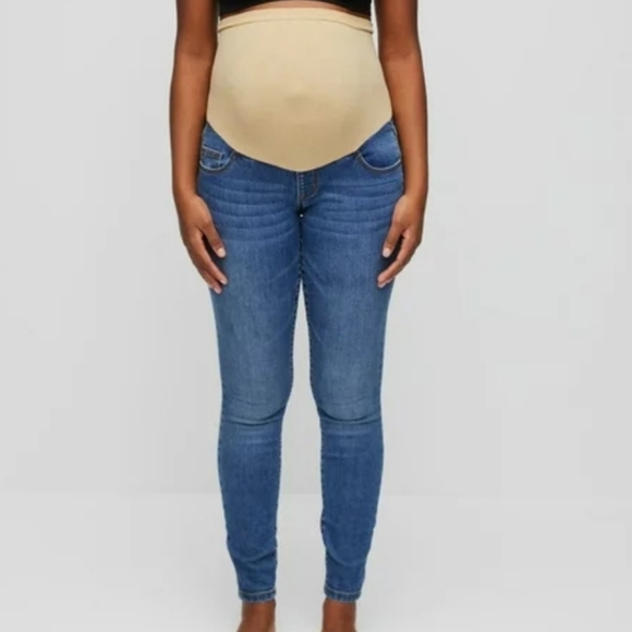 Maternity STRETCH Skinny Jeans, Secret FIT Tummy Panel Size: Medium | 30" inseam - Picture 4 of 12